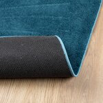 vidaXL Tapis OVIEDO à poils courts turquoise 200x200 cm