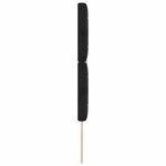 vidaXL Tête de lit en velours noir avec des boutons en cristal  160 cm