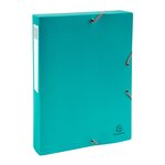 Boîte de classement plastique forever young exacompta - dos 4 cm couleurs assorties - lot de 4