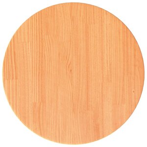 vidaXL Dessus de table rond cire marron Ø40x2 5 cm bois de pin massif