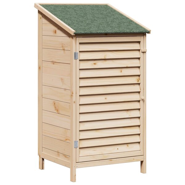 vidaXL Abri de jardin Naturel 59 x 56 x 113 5 cm Bois de Sapin Massif