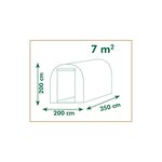 Nature Serre 3 5x2x2 m Vert