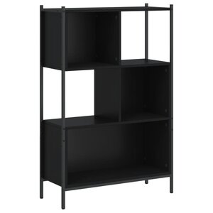 vidaXL Bibliothèque noir 72x28x109 cm bois d'ingénierie
