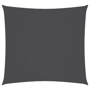 vidaXL Parasol en tissu oxford carré 3 6 x 3 6 m anthracite