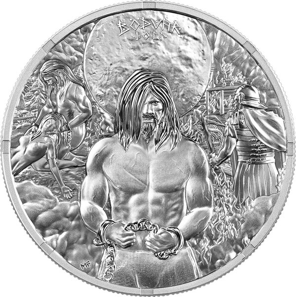 Pièce de monnaie en Argent 5 Mark g 31.1 (1 oz) Millésime 2026 Bödvar LOSS
