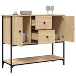 vidaXL Buffet chêne sonoma 100x36x85 cm bois d'ingénierie