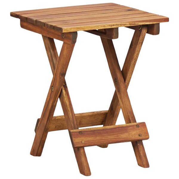 vidaXL Support pour plantes 30x30x38 cm Bois d'acacia solide