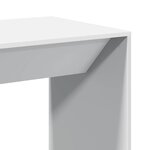 vidaXL Table de bar blanc 51x50x103 5 cm bois d'ingénierie