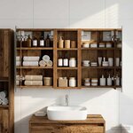 vidaXL Ensemble de Meubles de Salle de Bain 3 Pièces 80 x 10 5 x 50 cm