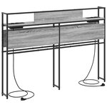 vidaXL Tête de lit de rangement Sonoma gris 160 cm Bois d'ingénierie
