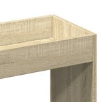 vidaXL Buffet haut 63x33x180 cm chêne sonoma bois d'ingénierie
