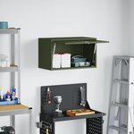 vidaXL Armoire murale pour garage Vert olive 60 x 33 x 35 cm