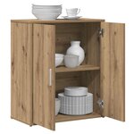 vidaXL Buffet 2 Pièces Chêne artisanal 60 x 31 x 70 cm Bois d'ingénierie