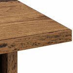 vidaXL Table de chevet avec tiroir 2 Pièces Bois ancien 41 x 40 x 45 cm