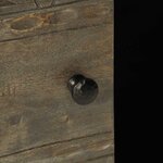 vidaXL Table basse gris clair 100x54x40 cm bois massif de manguier