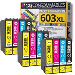 603XL - Pack 12 cartouches Epson 603 XL compatibles XP-2100 XP-3100 XP-4100