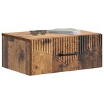 vidaXL Cabinet de chevet mural Bois ancien 49 x 34 5 x 20 cm