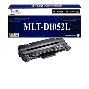 T3AZUR - Toner compatible avec Samsung MLT-D1052L pour Samsung ML-2520 ML-2525 ML-2525W ML-2526 ML-2540 ML-2540R ML-2541 ML-2545 ML-2546 ML-2547 ML-2580N ML-2581N