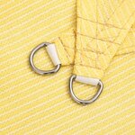 vidaXL Parasol en PEHD rectangulaire 4 x 6 m Beige