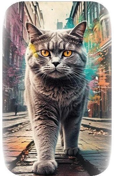Pièce de monnaie en Argent g 100 Millésime 2024 Cats in the City BRITISH SHORTHAIR IN LONDON