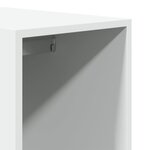 vidaXL Garde-robe Blanc 30x50x200 cm Bois d'ingénierie