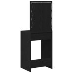 vidaXL Coiffeuse Chêne noir 50 x 41 x 135 cm Bois d'ingénierie