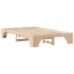 vidaXL Lit 120x190 cm en bois de pin massif