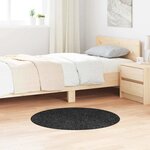 vidaXL Tapis Gris foncé 90 x 90 cm Polypropylène