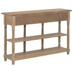 vidaXL Table console 110x30x76 cm bois d'ingénierie