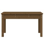 vidaXL Banc de jardin marron miel 80x44x45 cm bois de pin massif