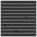 vidaXL Repose-pied de jardin noir bois de pin massif