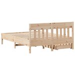 vidaXL Cadre de lit sans matelas 120x190 cm bois de pin massif