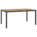vidaXL Mobilier à dîner de jardin 7 Pièces avec coussins Résine tressée