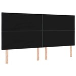 vidaXL Tête de Lit LED Géométrique Gris foncé 200 cm Velours