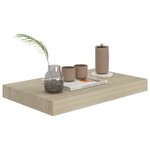 vidaXL Étagère murale flottante chêne 40x23x3 8 cm MDF