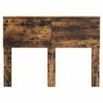 vidaXL Tête de lit Chêne fumé 135 cm Bois d'ingénierie