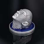 Monnaie LADY WATERFALL Wireframe Art 2 Oz Argent 2$ Niue 2026 (PRÉCOMMANDE)