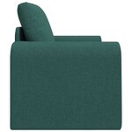 vidaXL Canapé-Lit Vert foncé 98 x 71 x 83 cm tissu