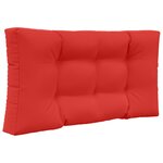 vidaXL Coussin de canapé d'extérieur 2 Pièces Rouge Polyester