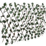 vidaXL Clôtures à treillis de saule 5Pièces feuille artificielle 180x60cm