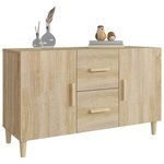 vidaXL Buffet chêne sonoma 100x36x60 cm bois d'ingénierie
