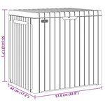 Keter Boîte de rangement de jardin City 113 L
