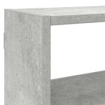 vidaXL Étagère cube murale 7 compartiments gris béton bois ingénierie