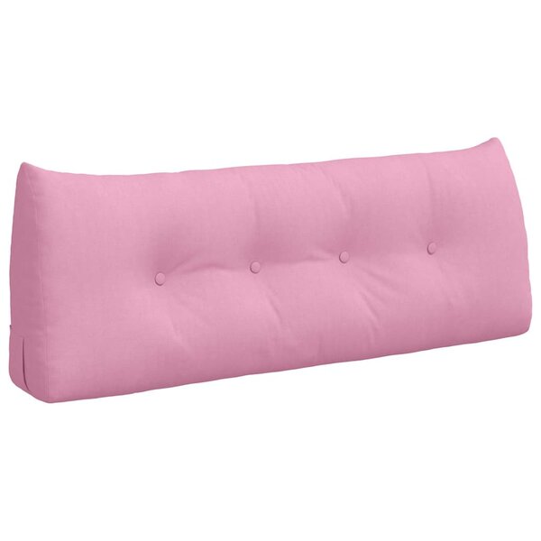vidaXL Coussin de Dos Rose 120 x 24 x 50 cm tissu