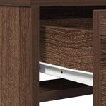 vidaXL Coiffeuse Chêne marron 50 x 41 x 135 cm Bois d'ingénierie