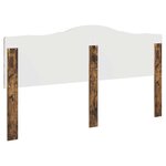 vidaXL Tête de lit Chêne fumé 150 cm Bois d'ingénierie