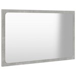 vidaXL Ensemble de meubles de salle de bain 2 Pièces gris béton