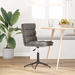 vidaXL Chaise de salle à manger Gris Similicuir
