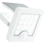 Applique extérieure LED et solaire - Détecteur de mouvement - Plastique et métal - 4 W - Blanc