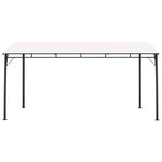 vidaXL Auvent pare-soleil de jardin 4x3x2 55 m Crème